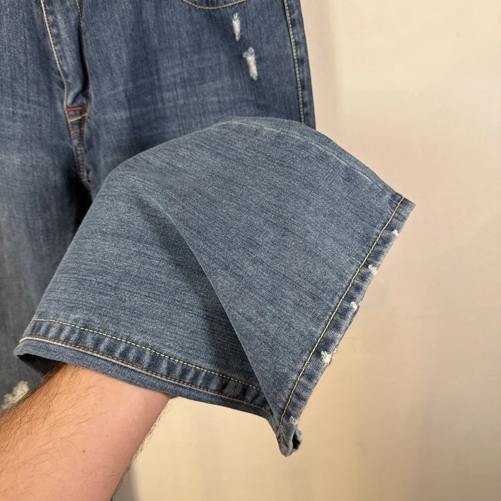 True‎ Religion Jeans 40x33 Mens Blue Billy Super T Denim Straight Flap Pockets